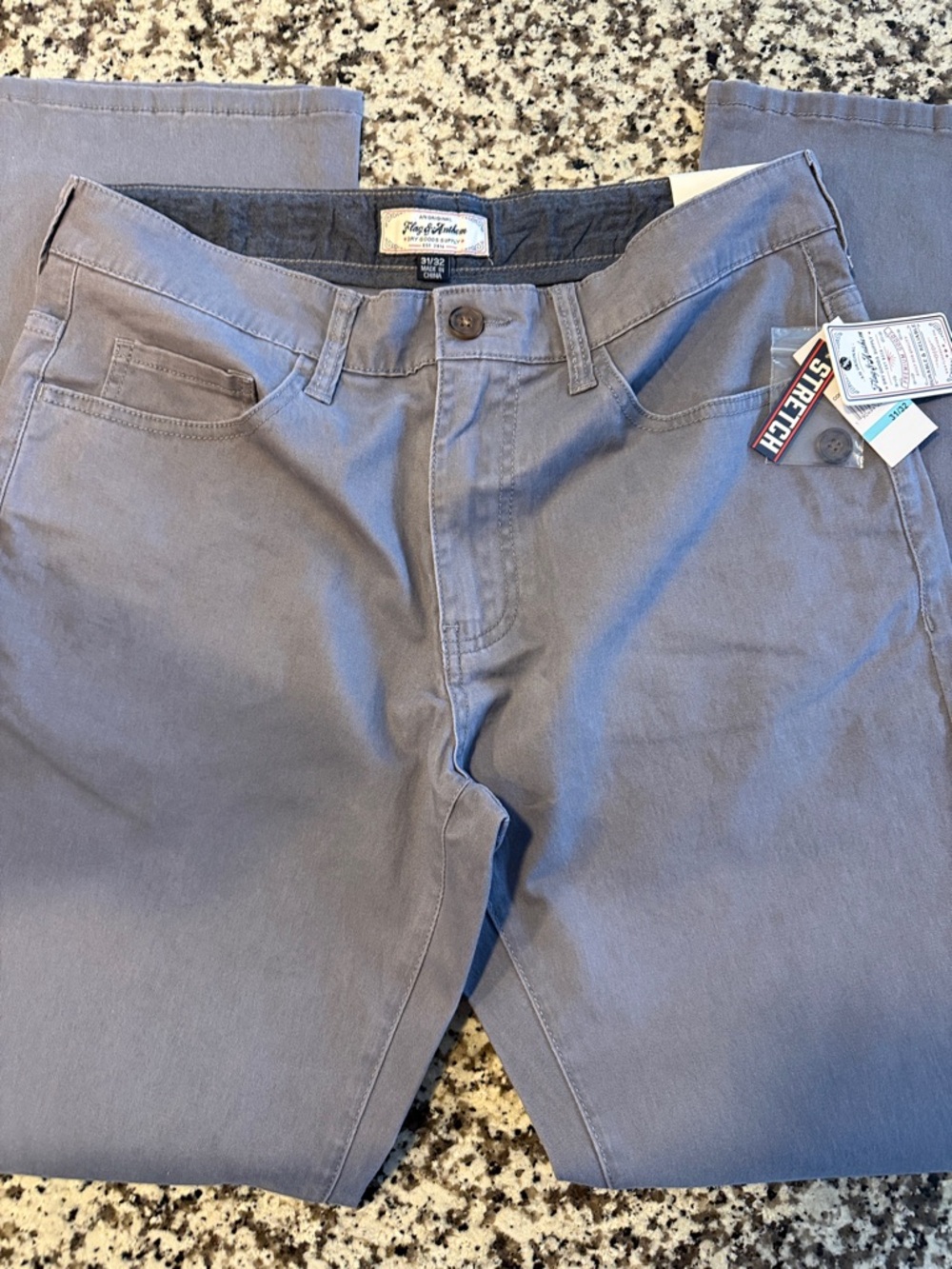 Dry Goods Flag & Anthem Light Gray Casual Pants